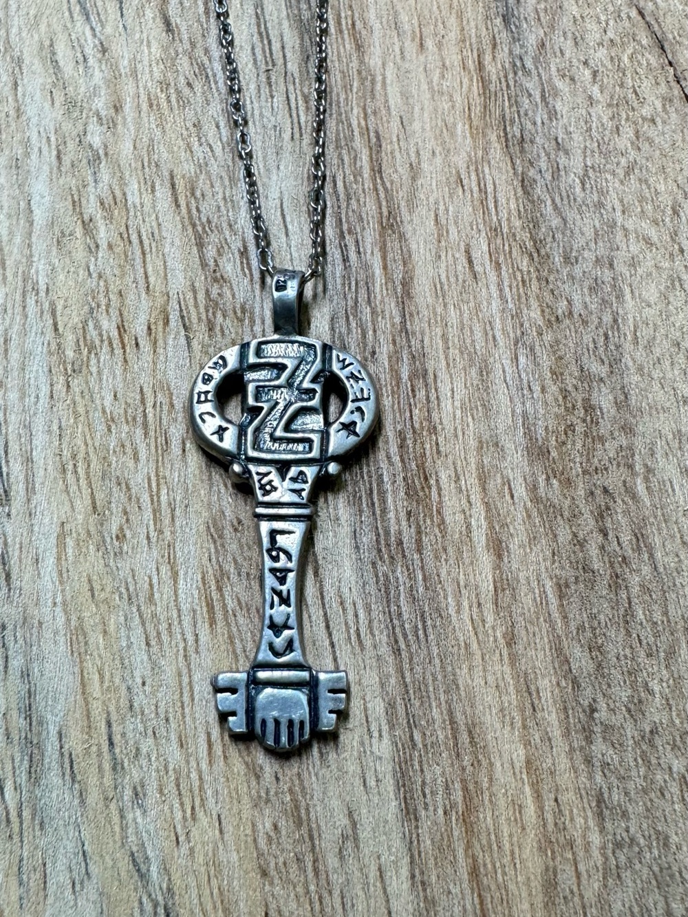 925 Sterling Silver Key of Solomon Talisman Necklace